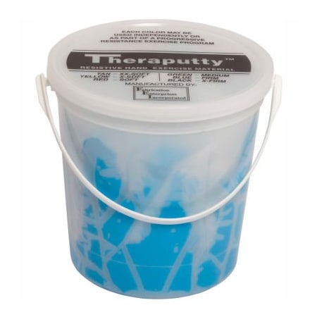 Fabrication Enterprises TheraPutty Plus Antimicrobial Exercise Putty, Blue, 5 Pound, Firm 275668